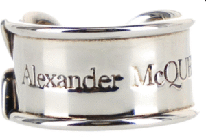 Alexander McQueen Safety Pin Ring
