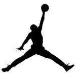 2x Michael Jordan Vinyl Decal Sticker 5x5 Air Jordan NBA Jumpman Basketball Logo