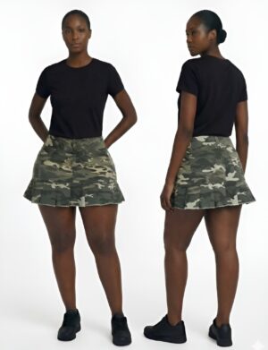 mini camo skirt