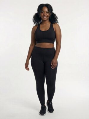 img_6415 Women’s Muscle Black Sports Bra - Medium