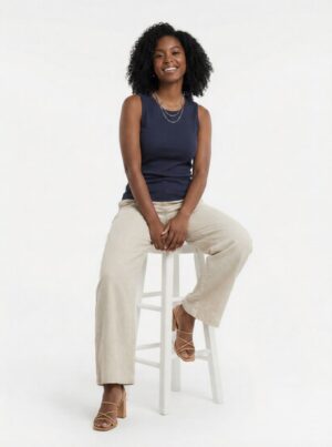 Women’s Navy Tank Top