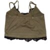 Women crop Y2k Green sleeveless Top
