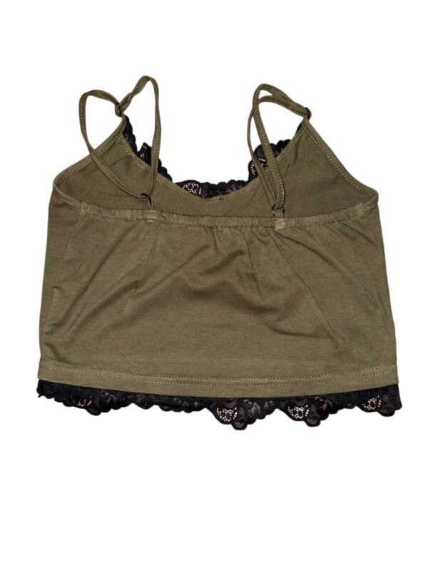 Women crop Y2k Green sleeveless Top