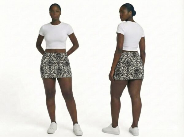 Women’s Cotton Print Skirt