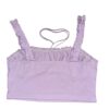 Women’s Basic Purple Strap Top