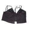 Women’s Basic Black Strap Top