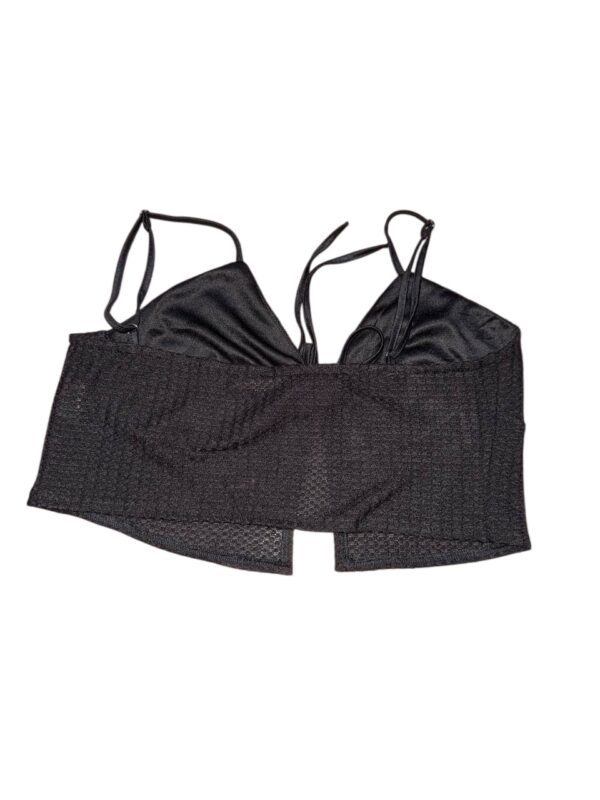 Women’s Basic Black Strap Top