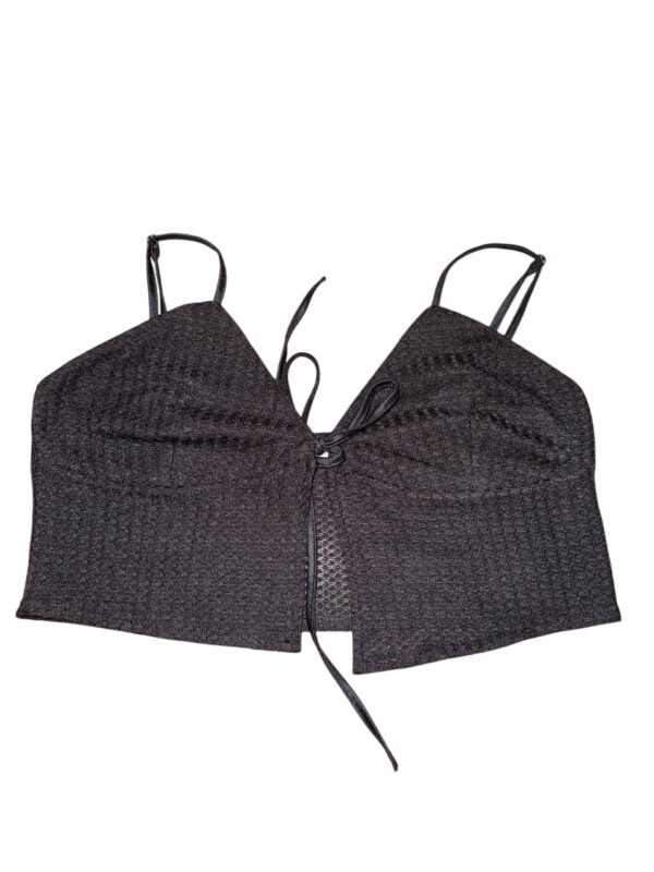 Women’s Basic Black Strap Top