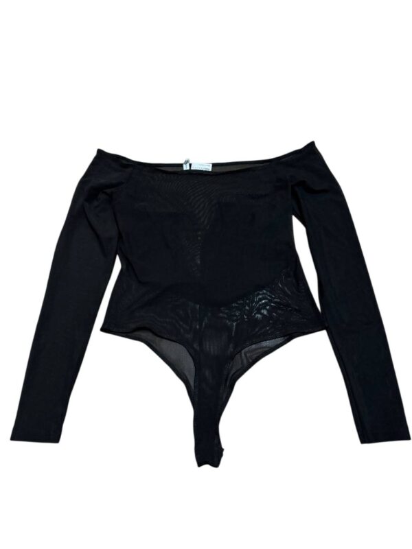 Women’s Black Mesh Bodysuit