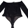 Women’s Black Mesh Bodysuit