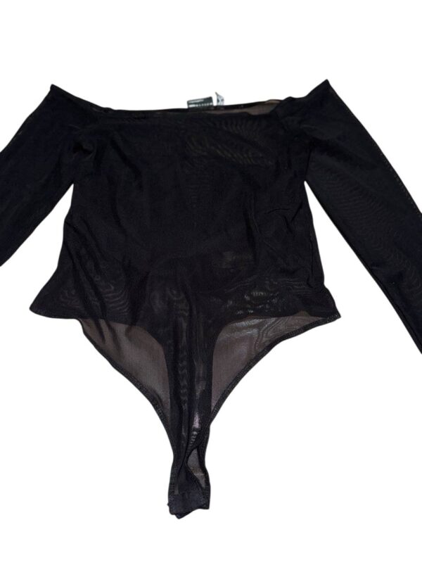 Women’s Black Mesh Bodysuit