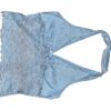 Women Blue Lace Sexy Top
