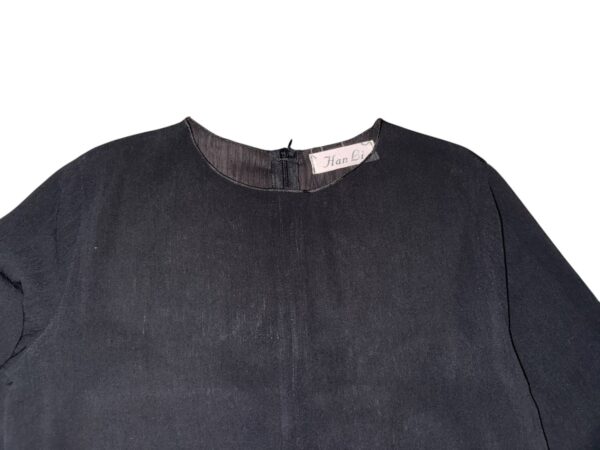 Women’s Black See Through Long Flare Sleeve Top