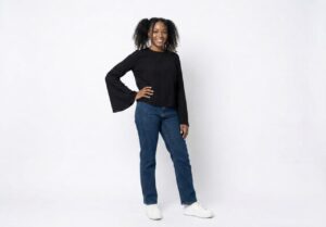 img_6665 Women’s Black See Through Long Flare Sleeve Top