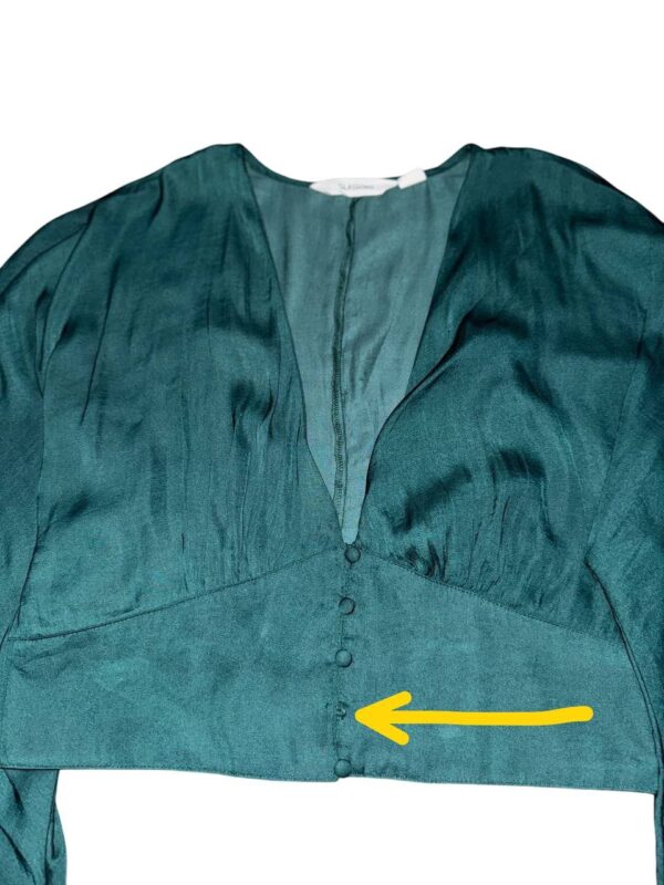 Women’s Empire Cut Long Sleeve Crop Top